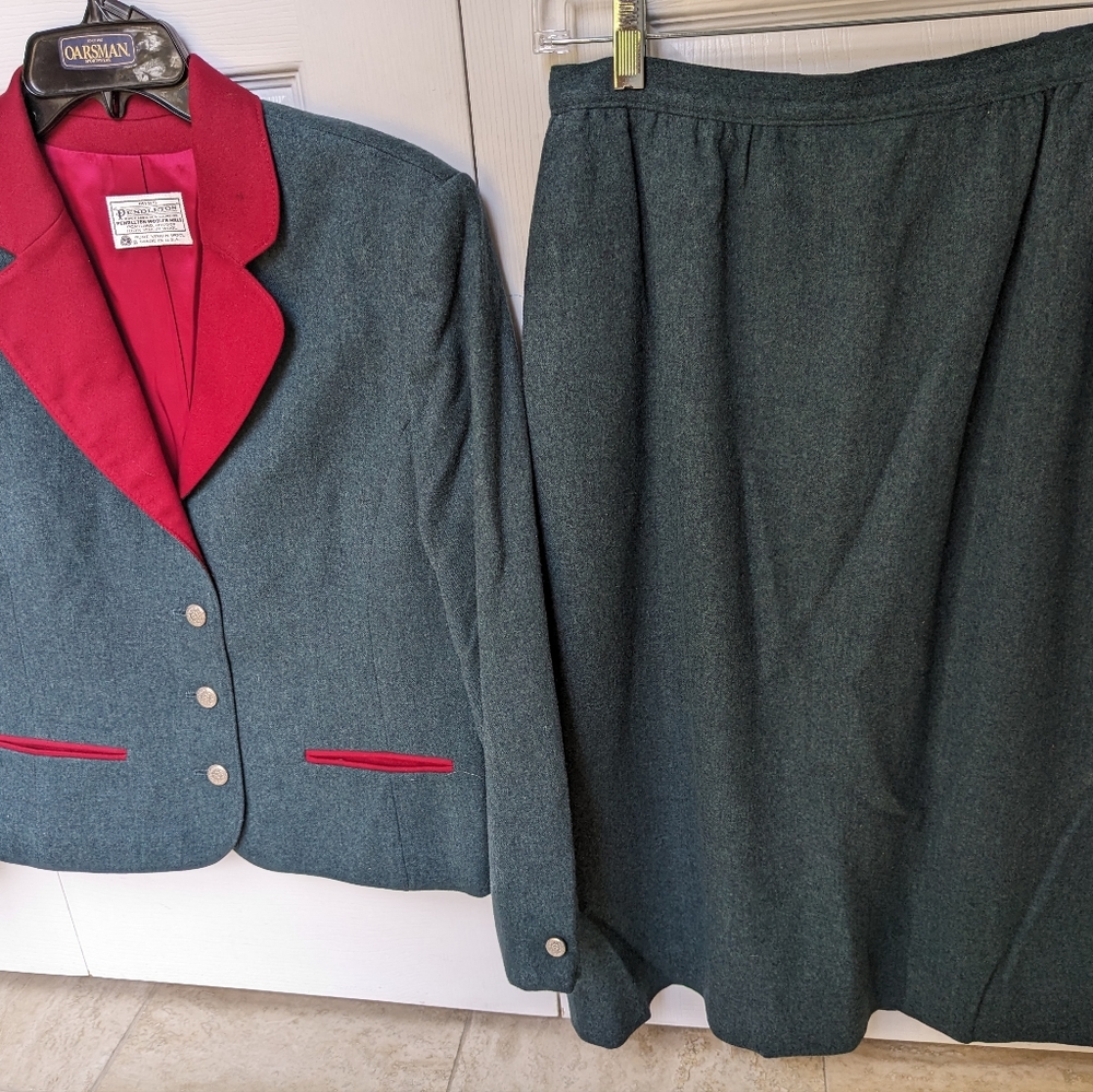 Pendleton skirt suit